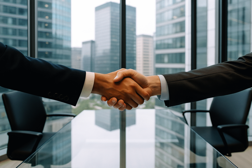 Imagem motivacional sobre reciprocidade: duas mãos trocando energia em ambiente iluminado, representando conexões verdadeiras.