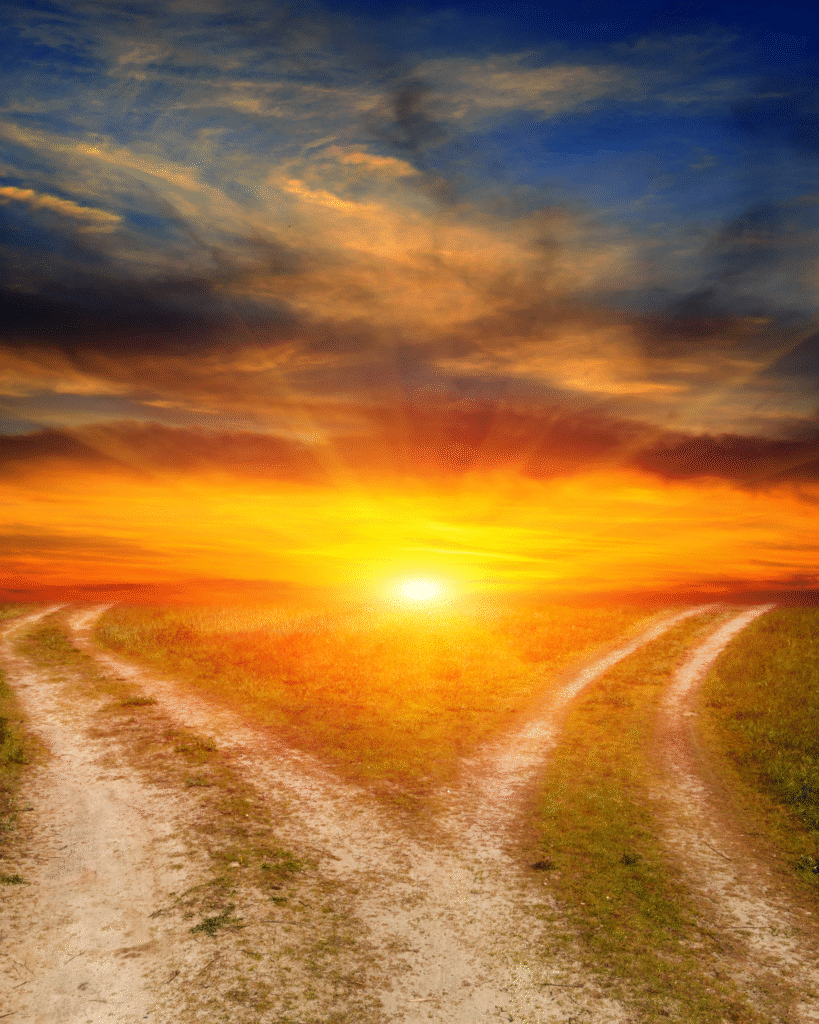 Escolhas de hoje definem o futuro — reflita antes de seguir o caminho mais fácil.